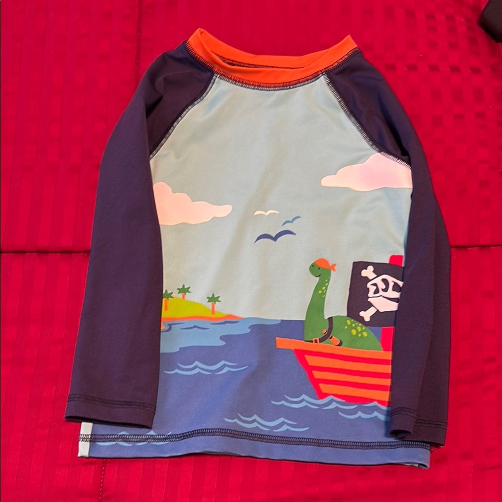 EUC Cat & Jack Swim Shirt Size 3T